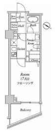 グレイスコート目黒 4階 間取り図