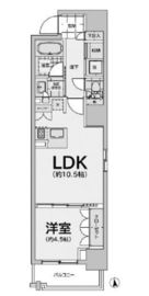 プライマル八丁堀 602 間取り図