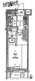 リヴシティ西早稲田 2階 間取り図