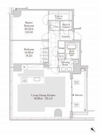 ラ・トゥール渋谷宇田川 1806 間取り図