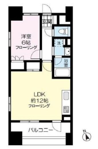 ロータス神楽坂 10階 間取り図