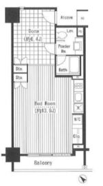 ロジェ二番町 2F1 間取り図