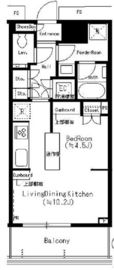 勝どきザ・タワー 20階 間取り図