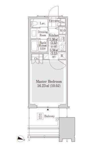 ラ・トゥール新宿アネックス 609 間取り図