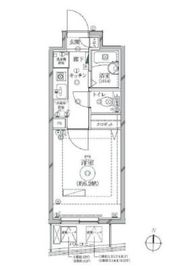 リクレイシア西麻布 2-502 間取り図