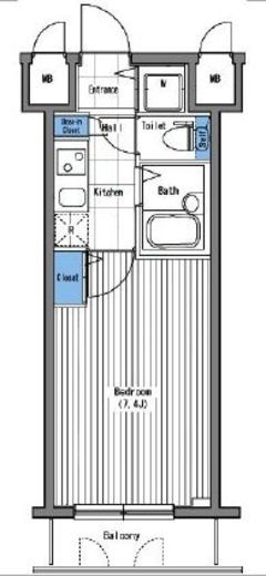 グランド・ガーラ三田 2階 間取り図