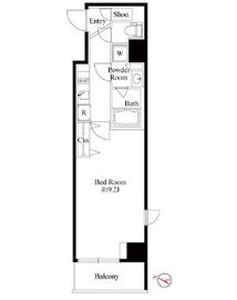 グランパセオ日本橋三越前 304 間取り図