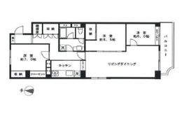 赤坂パークハウス 10階 間取り図