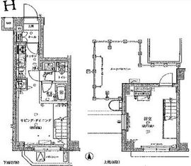 リヴシティ西早稲田 5階 間取り図
