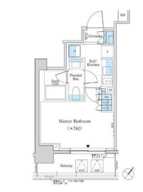 パークリュクス日本橋大伝馬町 5階 間取り図