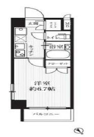 HF武蔵小山レジデンス 203 間取り図