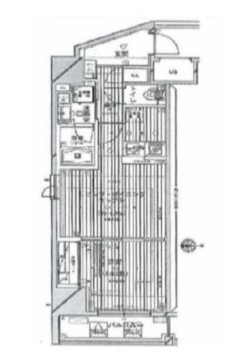 シティインデックス武蔵小山 11階 間取り図