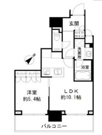 パークリュクス日本橋大伝馬町 9階 間取り図