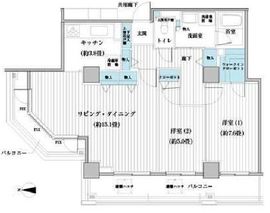 ベルタワー 3106 間取り図