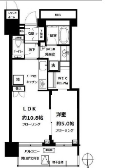 ザ・パークハウス晴海タワーズ クロノレジデンス 12階 間取り図