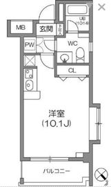 ルクレ森下レジデンス 607 間取り図