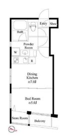 グランツルクサス神田 201 間取り図