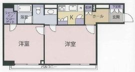 グリーンコート麻布十番 3階 間取り図