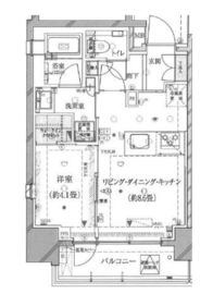 インプレストコア浅草橋 3階 間取り図