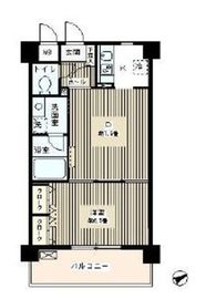 ルミエール祐天寺 405 間取り図