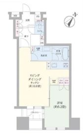 トーキョーオーディアム日本橋浜町 9階 間取り図