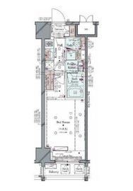 コンシェリア新橋TOKYOPREMIUM 13階 間取り図