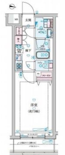 ジェノヴィア新中野スカイガーデン 402 間取り図