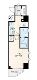 ログ門前仲町 3階 間取り図