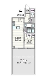 ザ・パークハウス文京江戸川橋 1階 間取り図