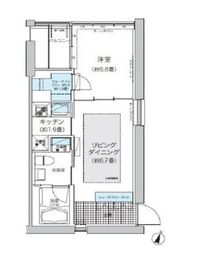 ガーデニエール砧ウエスト 331 間取り図