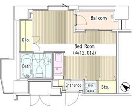 Garden I'll Yotsuya（ガーデンアイル四谷） 11F1 間取り図