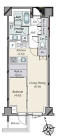 ブランズ六本木 3階 間取り図