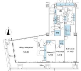 二番町テラス 1010 間取り図