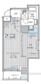 グランフォークス神田イーストタワー 1102 間取り図