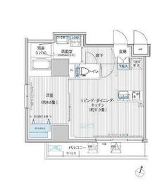 グランフォークス神田イーストタワー 703 間取り図