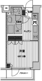 コンフォリア三田トロワ 302 間取り図