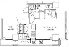 パークキューブ愛宕山タワー 2605 間取り図