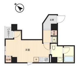 プラティーク月島 401 間取り図