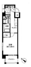 オリンピア代々木 401 間取り図