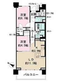 パークホームズ目白ザテラス 4階 間取り図