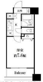 スペーシア秋葉原 605 間取り図