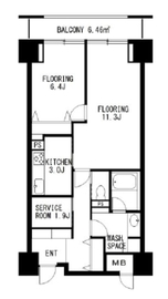 グランドメゾン三軒茶屋 5階 間取り図