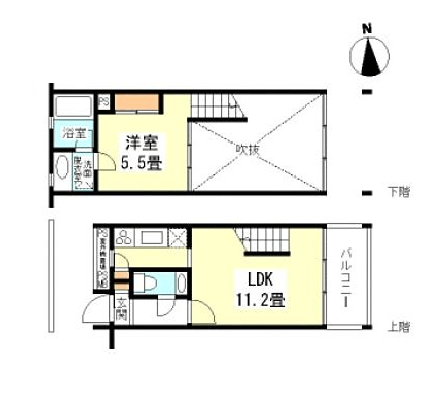 ウェルスクエア碑文谷 304 間取り図