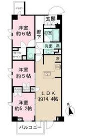 オープンレジデンシア代沢二丁目 2階 間取り図