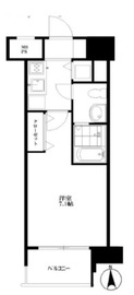 グローベル新大久保マスターズゲート 7階 間取り図