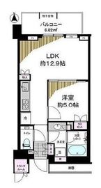 ザ・パークハウス晴海タワーズ クロノレジデンス 33階 間取り図