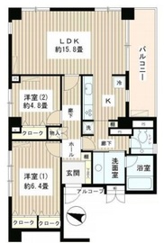 パーシモンヒルズ 207 間取り図