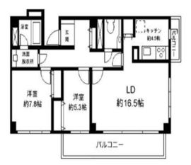 ブルグ池田山 202 間取り図