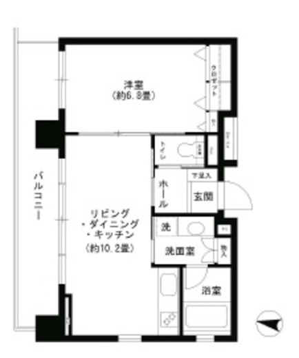 クリオ文京小石川 1105 間取り図