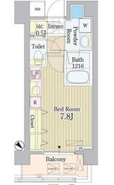 プライムアーバン東中野コート (PRIME URBAN 東中野 COURT) 309 間取り図